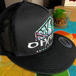 Casquette Snapback à Filet gris anthracite - OHANA M05