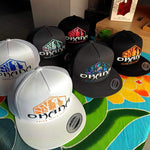 Casquette Snapback à Filet gris anthracite - OHANA M05