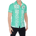 CHEMISE - HOMME - MOTIF 01 - BLEU TURQUOISE