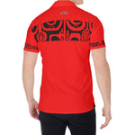 CHEMISE - HOMME - MOTIF 01 - ROUGE FEU