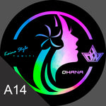 STICKER VINYLE IMPRIME - OHANA - A14