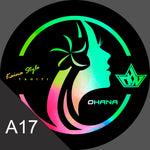 STICKER VINYLE IMPRIME - OHANA - A17