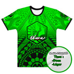 T-SHIRT OHANA - UNISEXE - MOTIF VERT/NOIR
