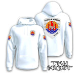 SWEATSHIRT - UNISEXE - NUNAA MAOHI - LOGO BLANC