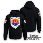 SWEATSHIRT - UNISEXE - NUNAA MAOHI - LOGO BLANC