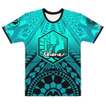 T-SHIRT OHANA - UNISEXE - MOTIF BLEU/NOIR