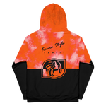 SWEATSHIRT - UNISEXE - OHANA - ORANGE/NOIR