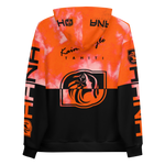 SWEATSHIRT - UNISEXE - OHANA - ORANGE/NOIR