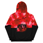 SWEATSHIRT - UNISEXE - OHANA - ROUGE/NOIR