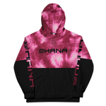 SWEATSHIRT - UNISEXE - OHANA - ROSE/NOIR