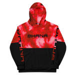 SWEATSHIRT - UNISEXE - OHANA - ROUGE/NOIR