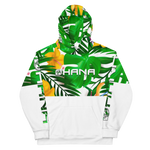SWEATSHIRT - UNISEXE - OHANA - TROPICAL/BLANC