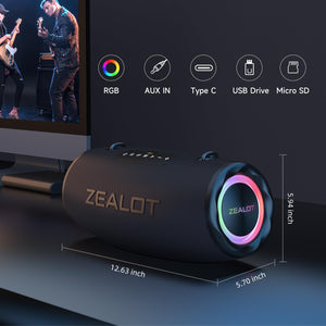 ZEALOT S97 - 100W (Portable/Sangles)