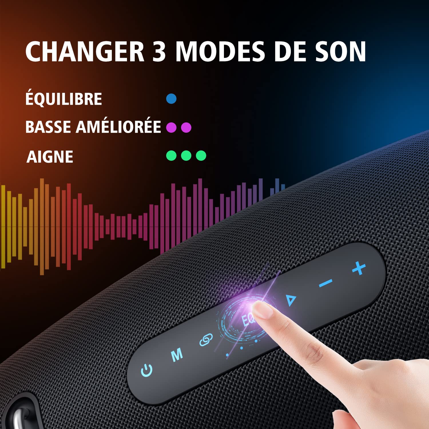 ZEALOT S67 - 60W (Noir/Bleu)