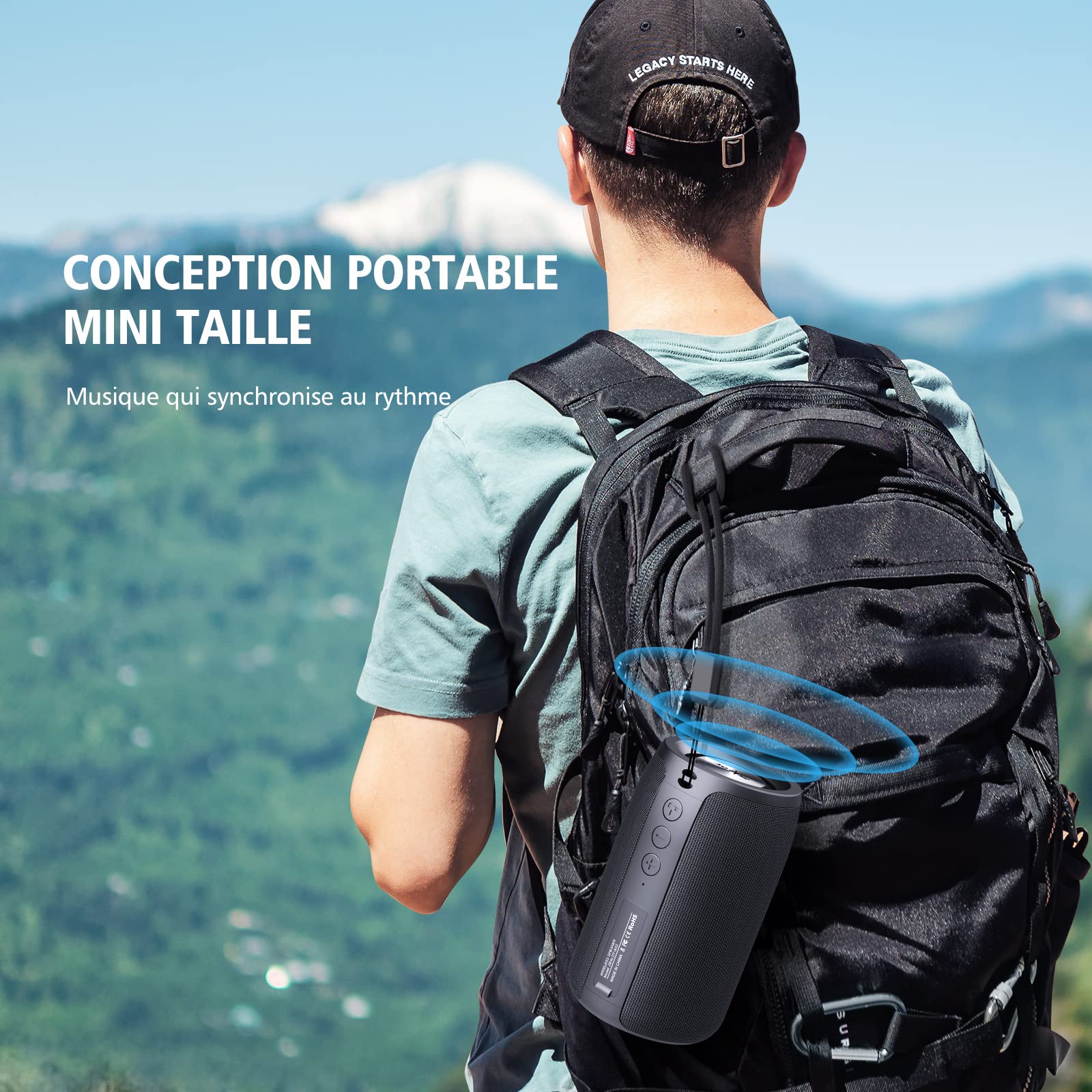 ZEALOT S32 - 15W (Noir/Bleu/Camo)