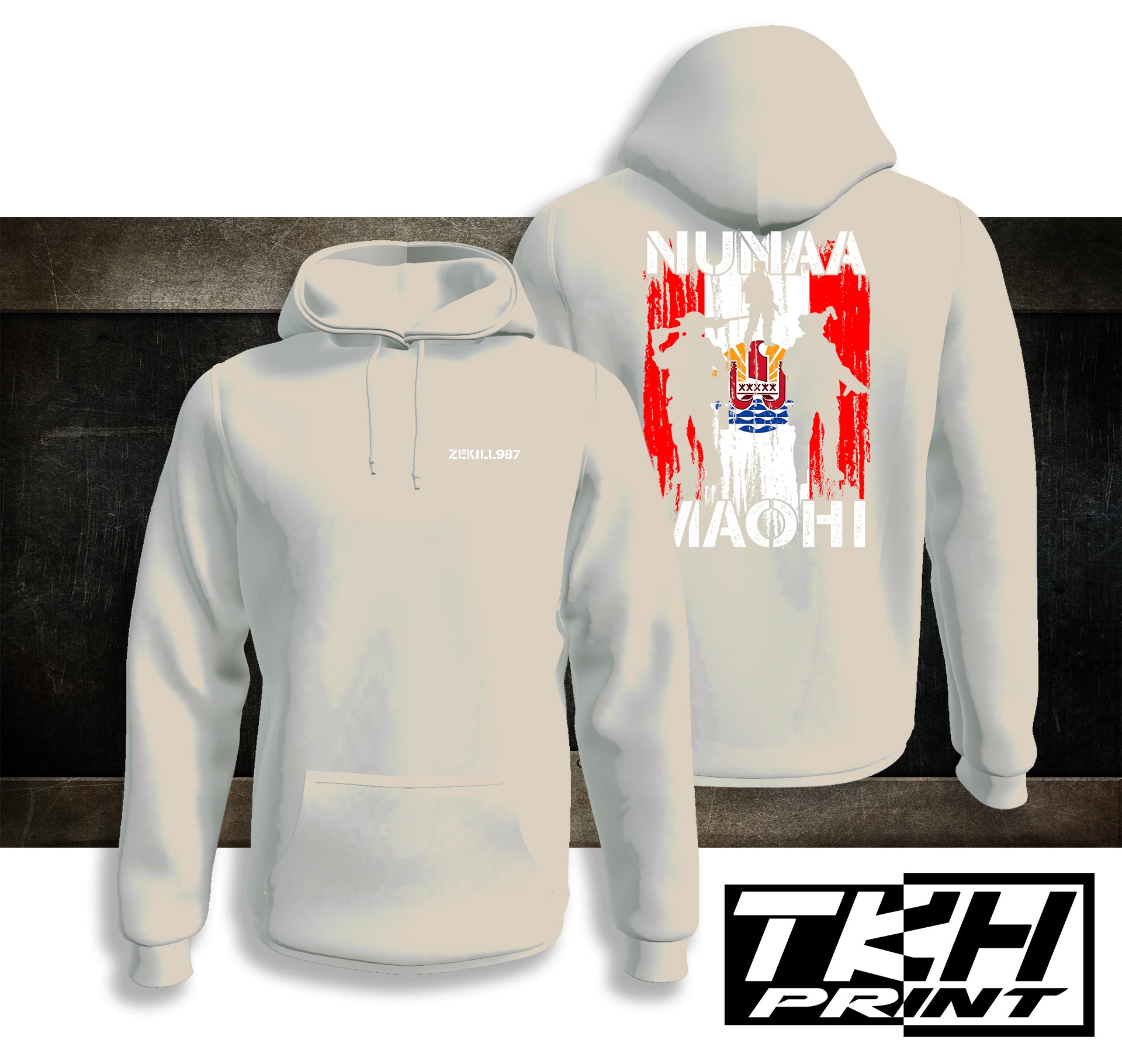 SWEATSHIRT - UNISEXE - NUNAA MAOHI - SOLDIER M01