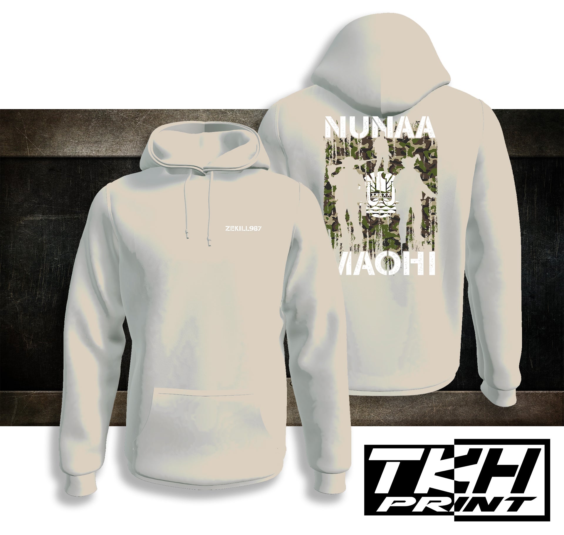 SWEATSHIRT - UNISEXE - NUNAA MAOHI - SOLDIER M02