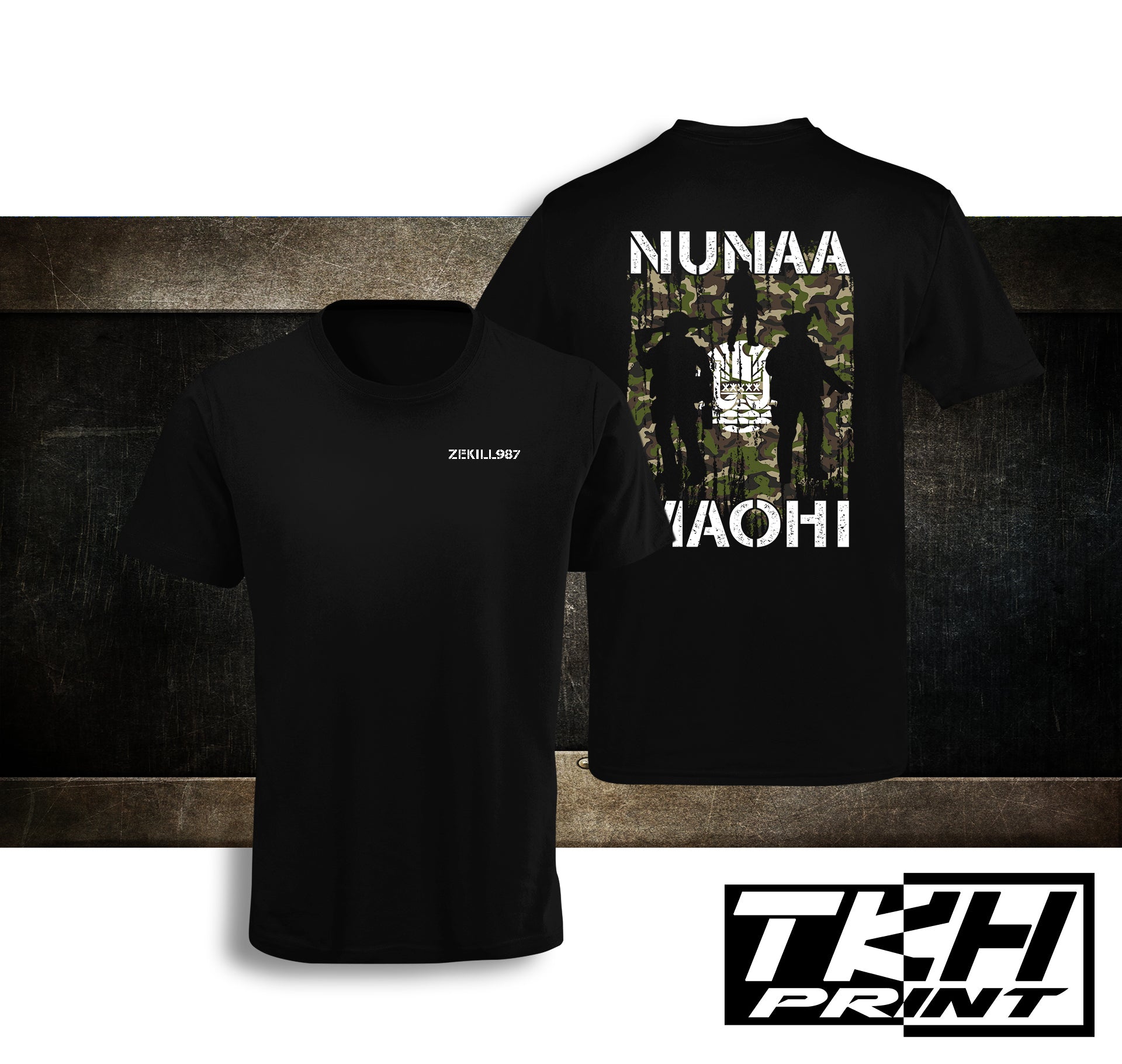 T-SHIRT - UNISEXE - NUNAA MAOHI - SOLDIER M02