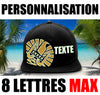 PERSONNALISATION - TEXTE - 8 LETTRES MAX