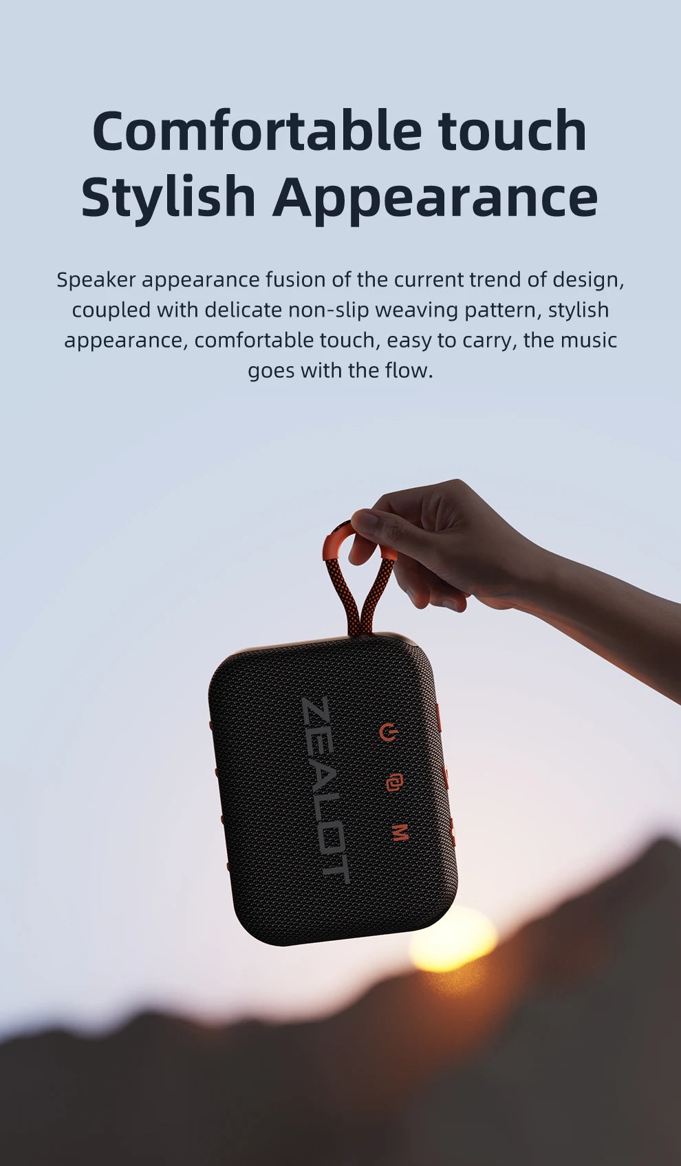 ZEALOT-S75 haut-parleur Bluetooth sans fil haut-parleur étanche Portable haut-parleurs extérieurs Sport basse son Mini caisson de basses