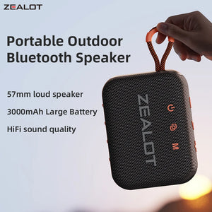 ZEALOT-S75 haut-parleur Bluetooth sans fil haut-parleur étanche Portable haut-parleurs extérieurs Sport basse son Mini caisson de basses
