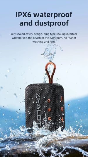 ZEALOT-S75 haut-parleur Bluetooth sans fil haut-parleur étanche Portable haut-parleurs extérieurs Sport basse son Mini caisson de basses