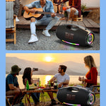 ZEALOT-S89 250W haut-parleur Bluetooth portable haut volume étanche 48000mAh sans fil TWS subwoofer Suporrt USB / TF / AUX RGB lumière.
