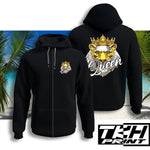 SWEATSHIRT ZIP QUEEN - FEMME - GOLDEN/SILVER