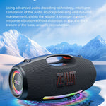 ZEALOT-S89 250W haut-parleur Bluetooth portable haut volume étanche 48000mAh sans fil TWS subwoofer Suporrt USB / TF / AUX RGB lumière.
