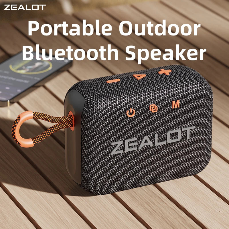 ZEALOT-S75 haut-parleur Bluetooth sans fil haut-parleur étanche Portable haut-parleurs extérieurs Sport basse son Mini caisson de basses