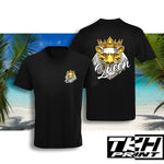 T-SHIRT QUEEN - FEMME - GOLDEN/SILVER