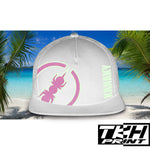 Casquette Snapback à Filet Blanc - KANAKY Phosphorescente