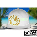 Casquette Snapback à Filet Blanc - TAHITI Phosphorescente