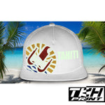 Casquette Snapback à Filet Blanc - TAHITI Phosphorescente - Multicolore