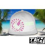 Casquette Snapback à Filet Blanc - TAHITI Phosphorescente