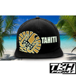 Casquette Snapback à Filet Noir - TAHITI Phosphorescente