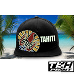 Casquette Snapback à Filet Noir - TAHITI Phosphorescente - Multicolore