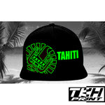Casquette Snapback à Filet Blanc - TAHITI Phosphorescente - Multicolore