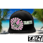 Casquette Snapback à Filet Noir - TAHITI Phosphorescente