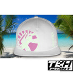 Casquette Snapback à Filet Blanc - PACIFIKA Phosphorescente