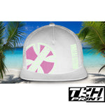 Casquette Snapback à Filet Blanc - WALLIS ET FUTUNA Phosphorescente