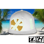 Casquette Snapback à Filet Blanc - WALLIS ET FUTUNA Phosphorescente