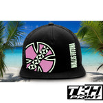 Casquette Snapback à Filet Noir - WALLIS ET FUTUNA Phosphorescente