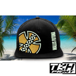 Casquette Snapback à Filet Noir - WALLIS ET FUTUNA Phosphorescente