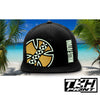 Casquette Snapback à Filet Noir - WALLIS ET FUTUNA Phosphorescente